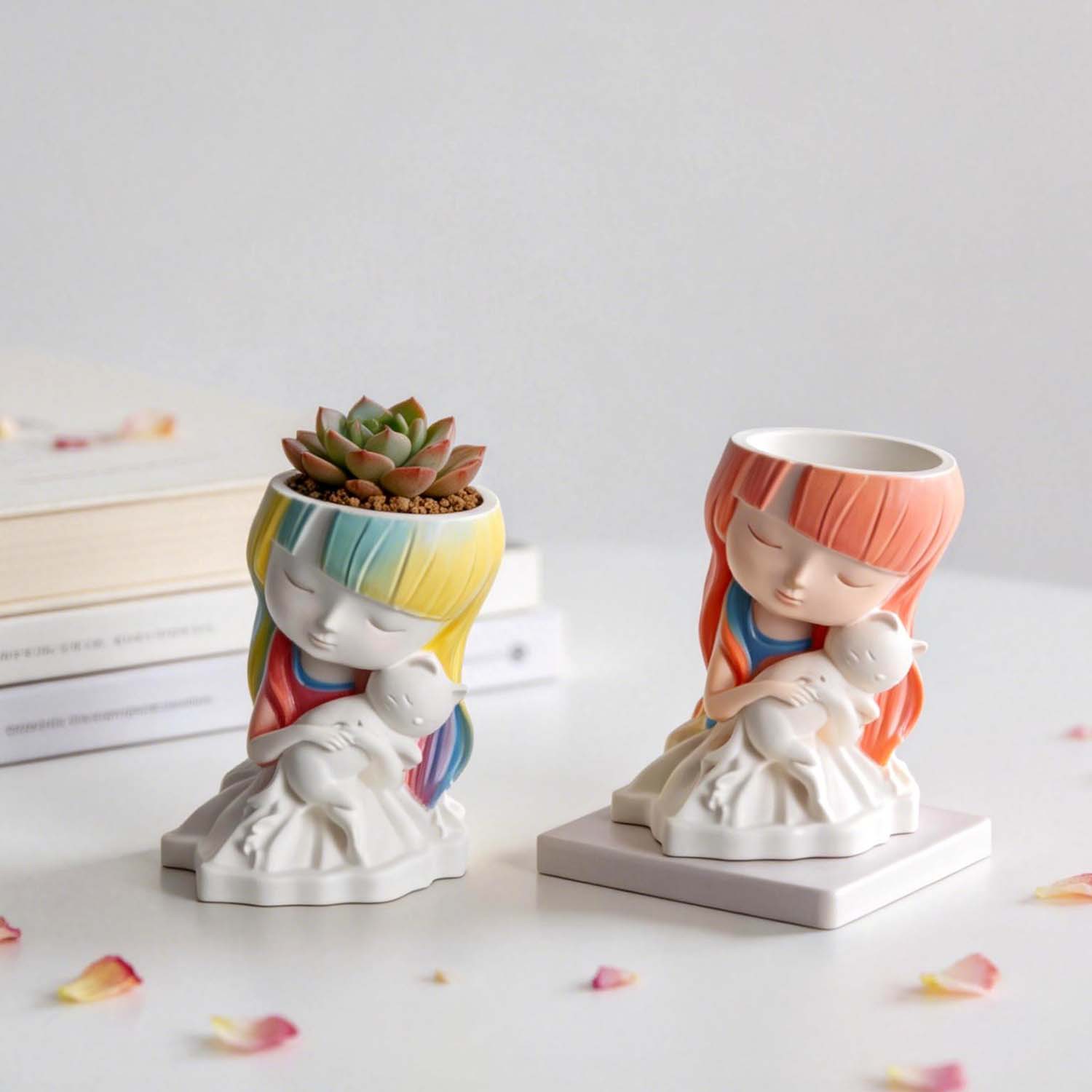 Soap Making Pot - Cute Flower Pot Mold Non Stick
