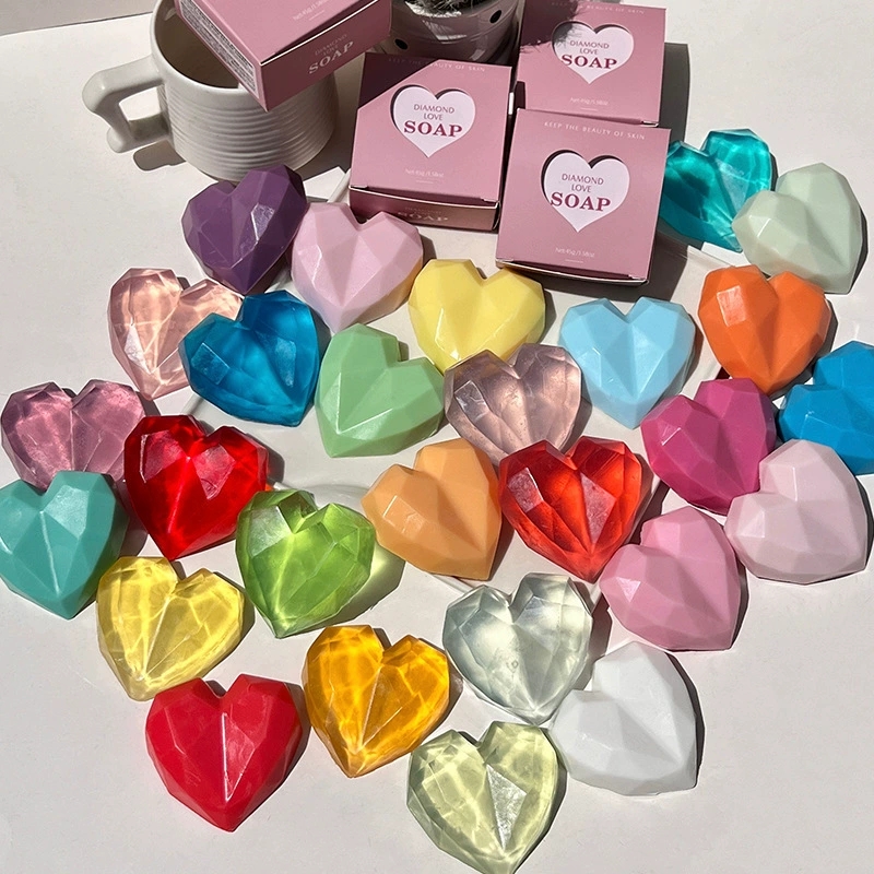 Soap Making Fragrance Oil - 1/3/5pcs mix Diamond Heart Handmade Soap