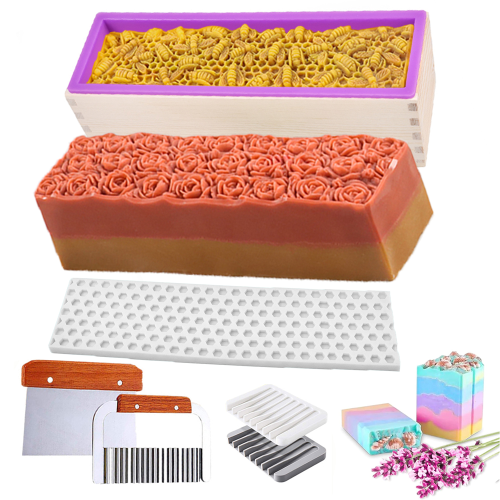 Soap Making Books - 1.2L Wooden Box Soap Mold Making