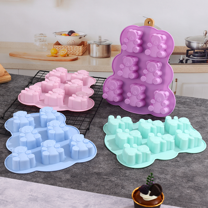 Soap Making Tutorial - Silicone Gummy Bear Molds,Jello Molds for