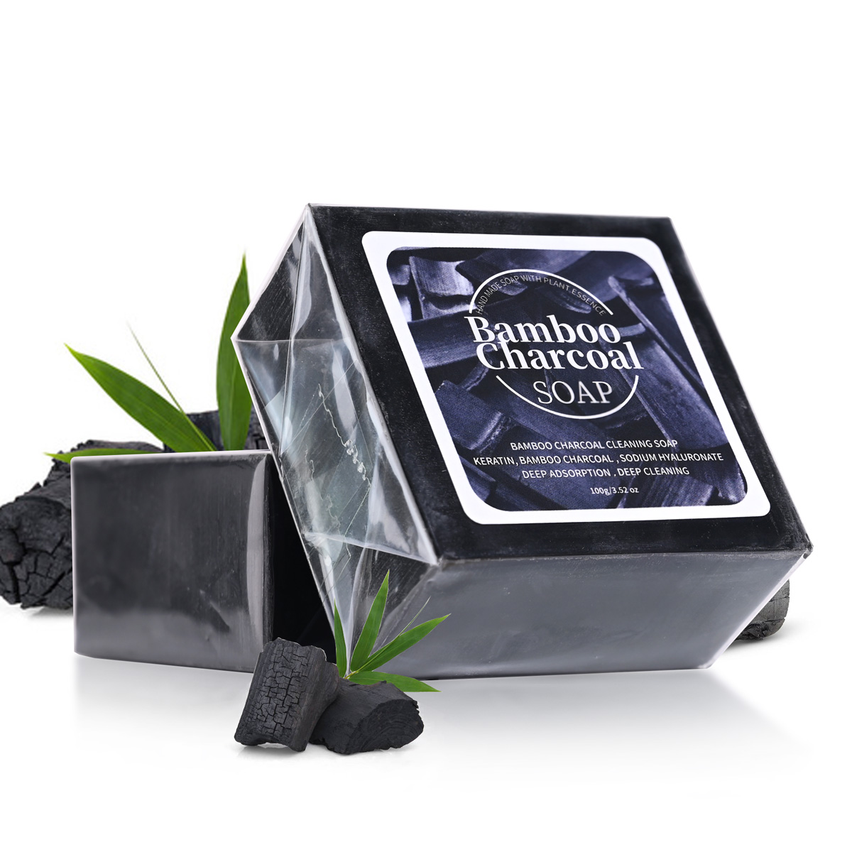 Soap Making Fragrance Oil - B+100G Bamboo Charcoal Powder Deep Cleaning