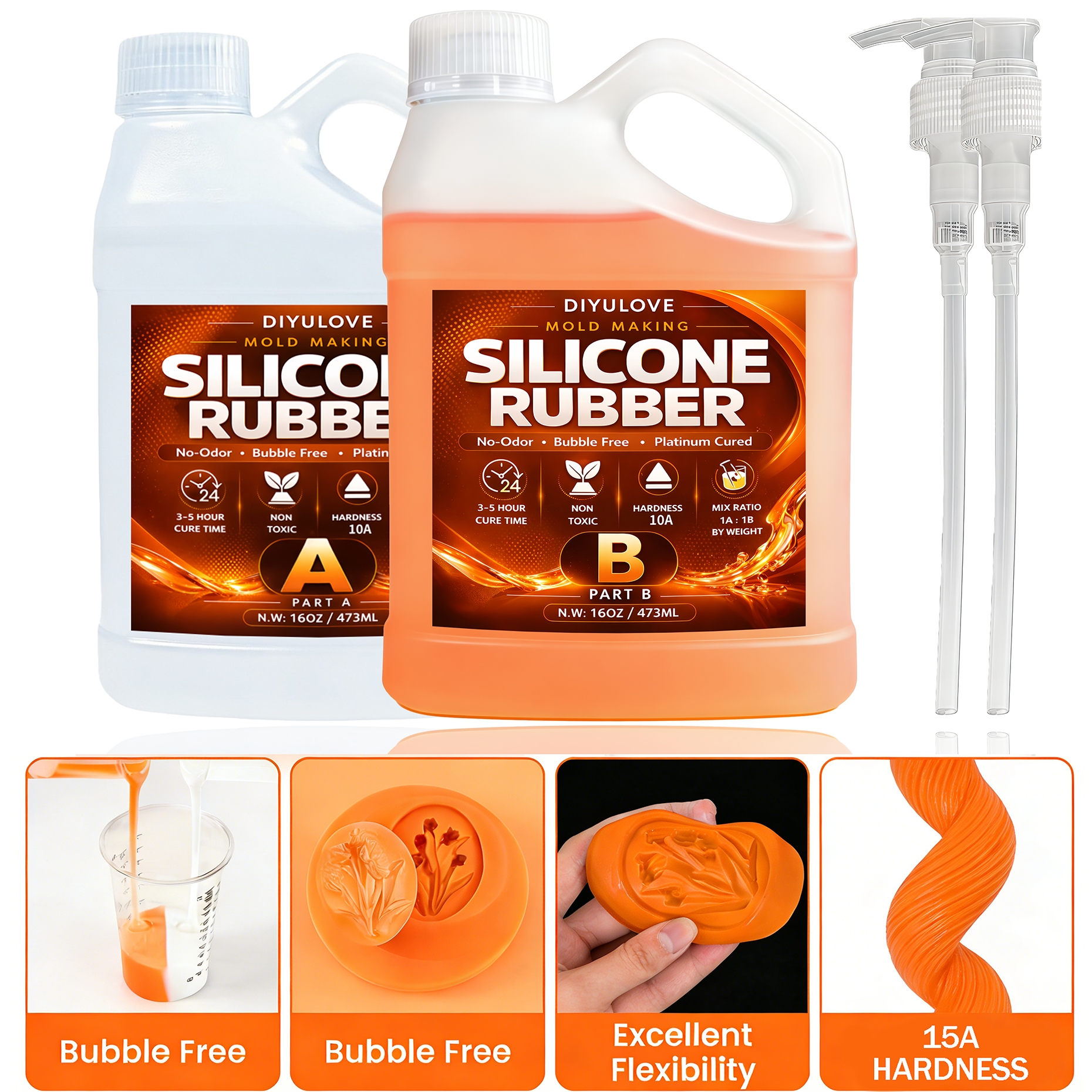 Soap Making Tutorial - Liquid Silicone Rubber Kit,High-Performance Fast Cure