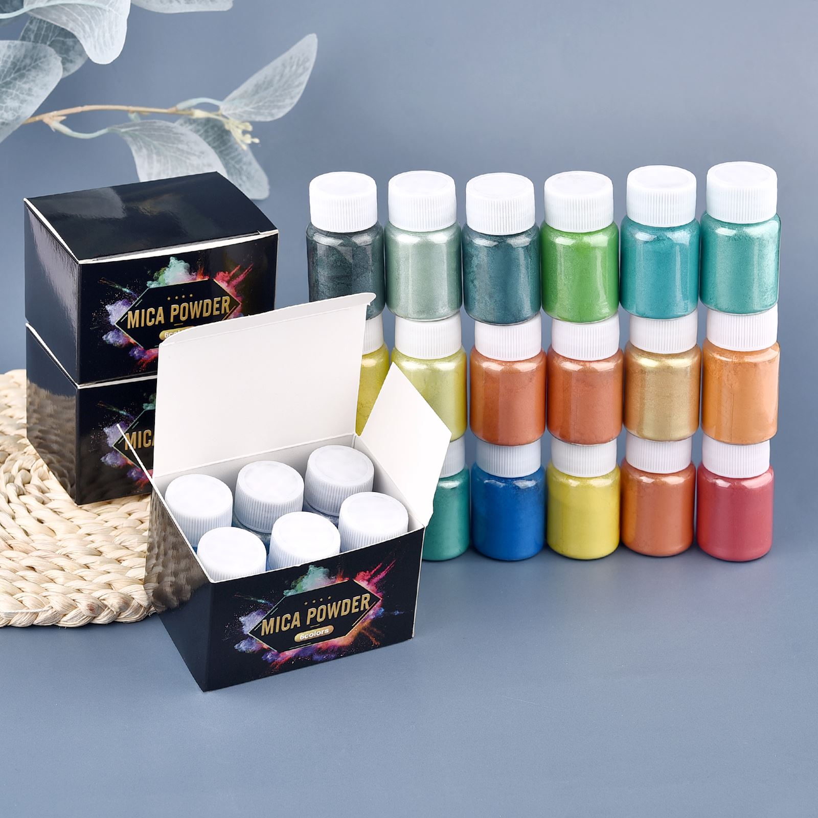 6Color/ Box Epoxy Mica Powder  - Soap Making Books のレビューと価格