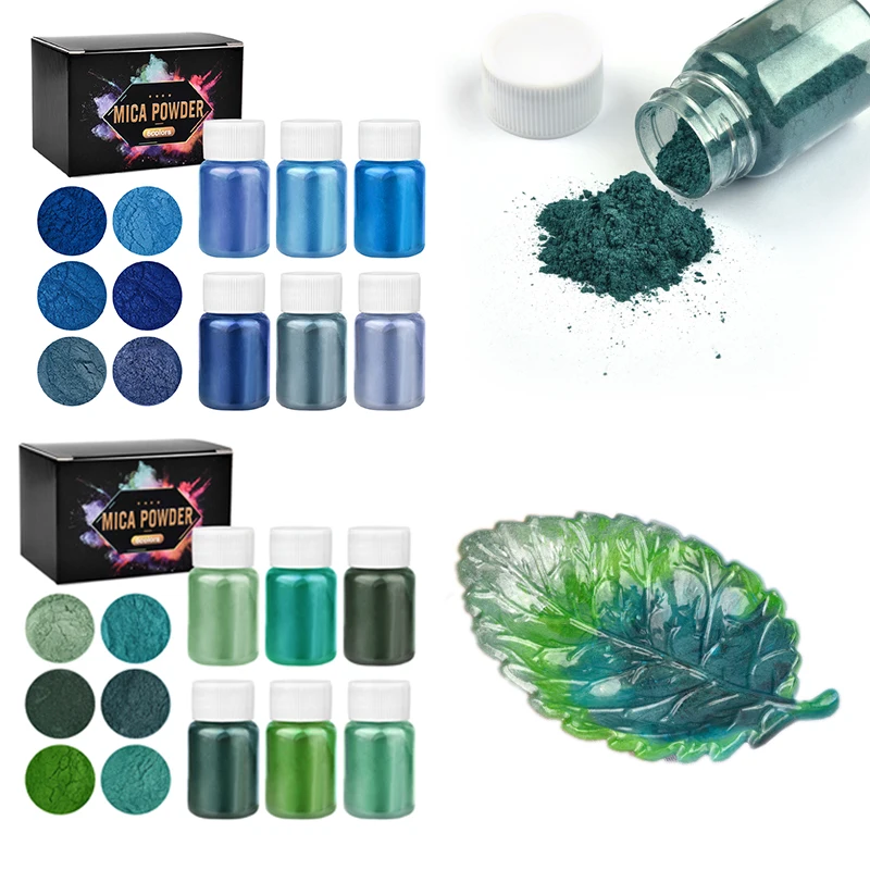 6Color/ Box Epoxy Mica Powder  - Soap Making Books のレビューと価格