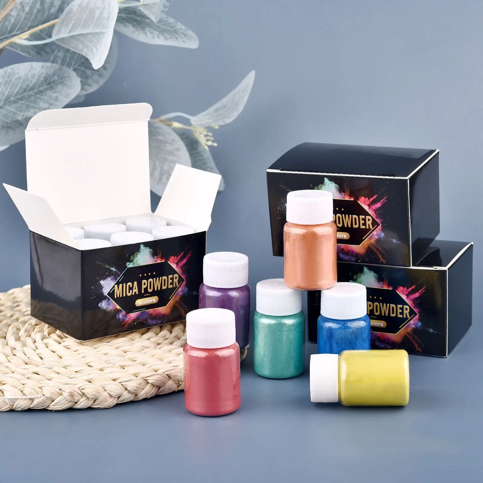 6Color/ Box Epoxy Mica Powder  - Soap Making Books のレビューと価格