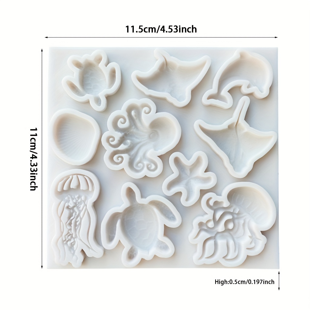 Sea Animal Silicone Mold Octop - Soap Making Lye のレビューと価格