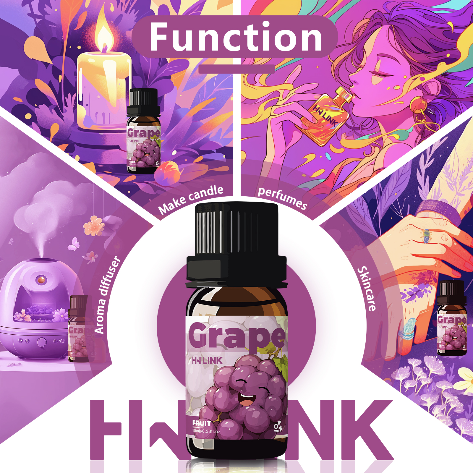 Grape Essential Oil 10ml Perfu - Soap Making Fragrance Oil のレビューと価格