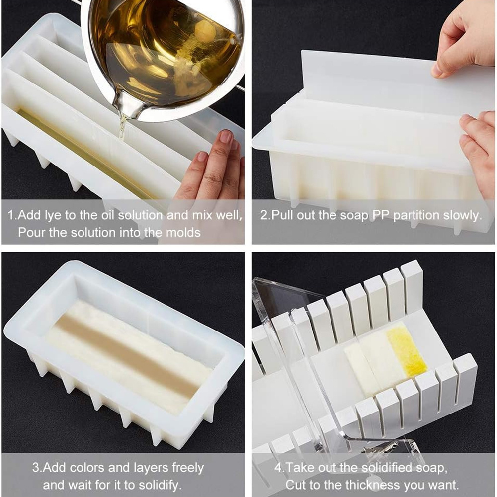 42oz Silicone Soap Mold with 5 - Soap Making Lye のレビューと価格