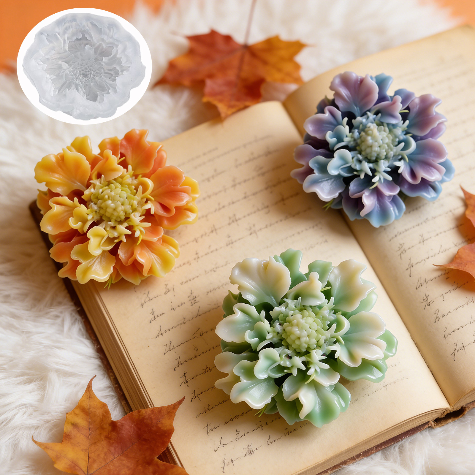 Blue Potted Flower Mold White  - Soap Making Pot のレビューと価格