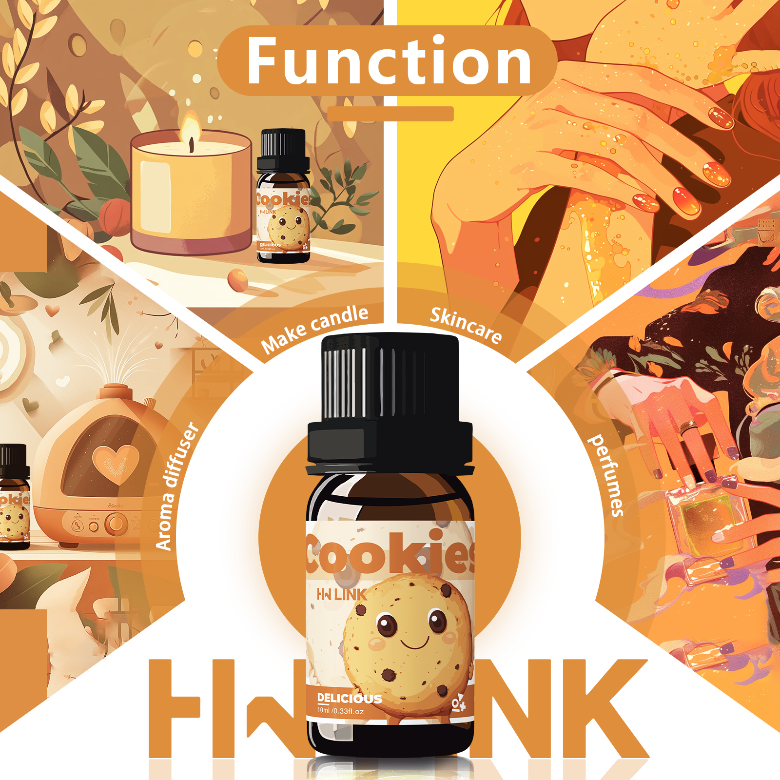 10ml Cookies Essential Oils Pe - Soap Making Fragrance Oil のレビューと価格