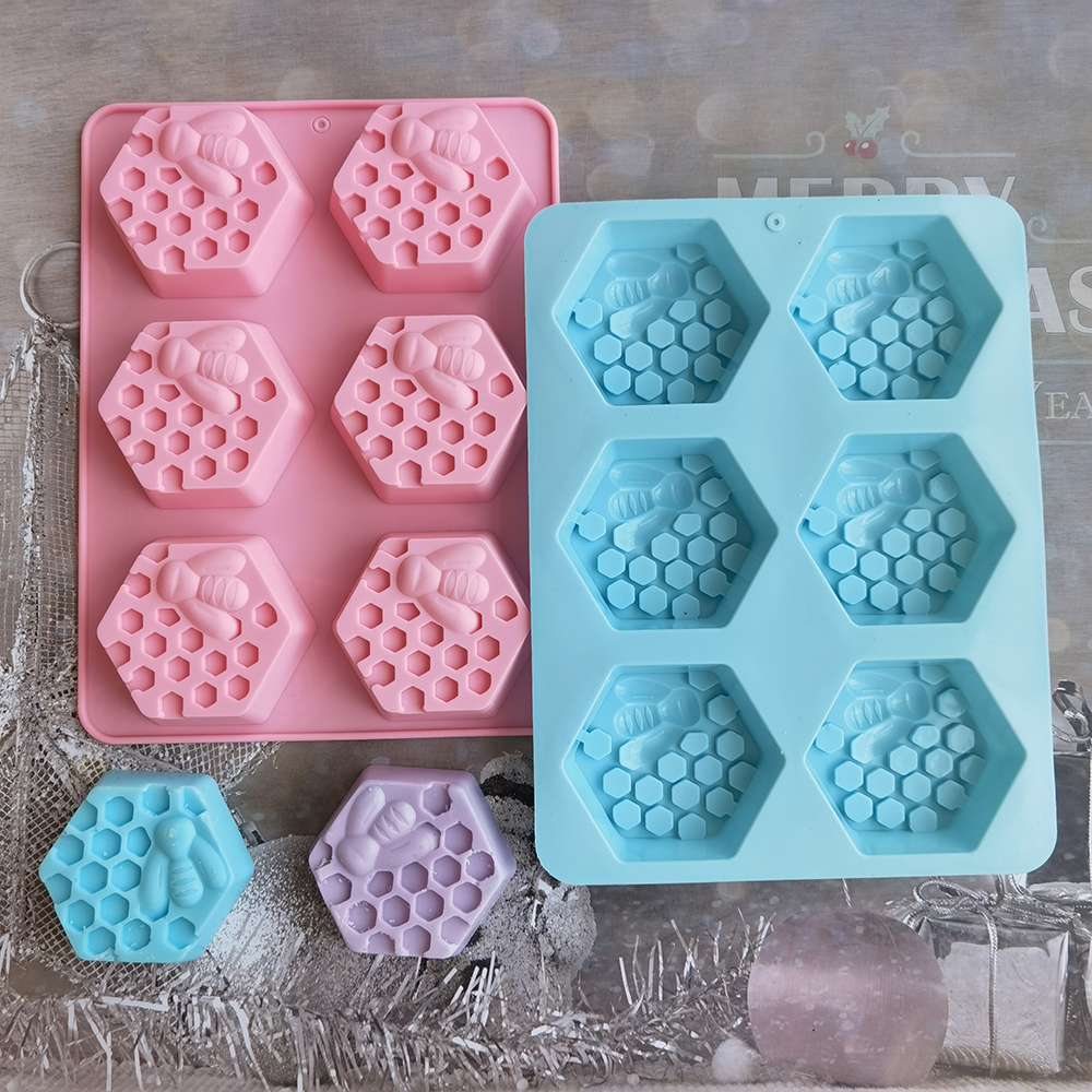 Silicone Hexagonal Bee Soap Mo - Soap Making Lye のレビューと価格