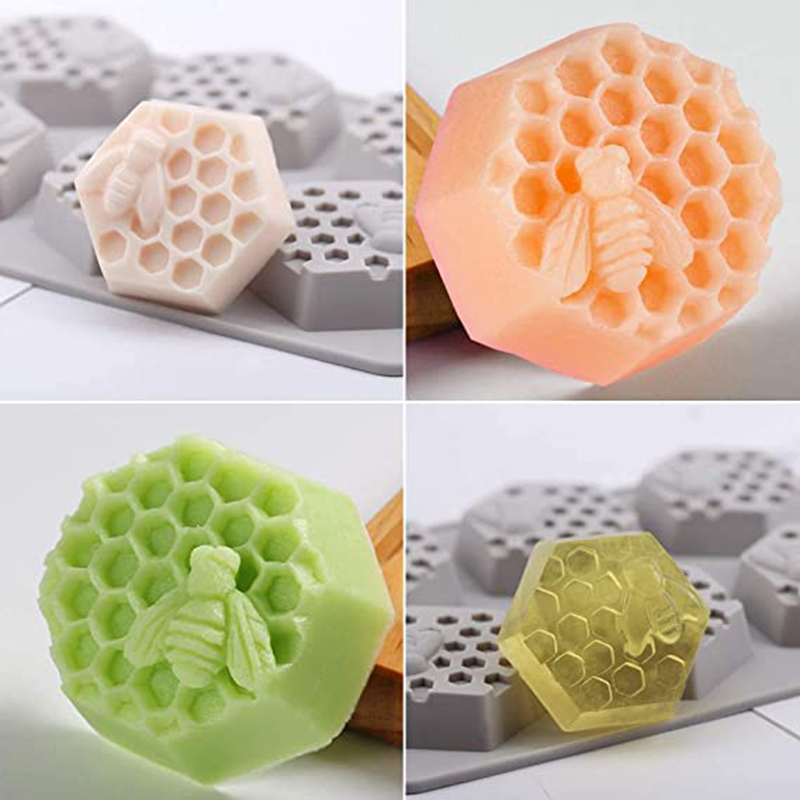 Honeycomb Soap Mold 3D Bumble  - Soap Making Lye のレビューと価格