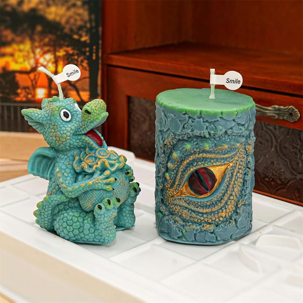 Cute Sleeping Dragon Candle Mo - Soap Making Books のレビューと価格