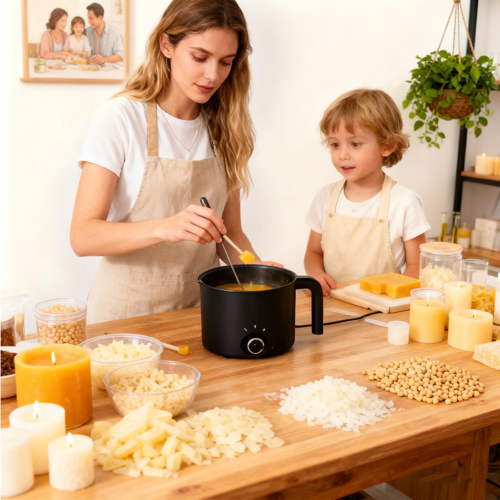 Candle Wax Melter 1.5L Electri - Soap Making Pot のレビューと価格