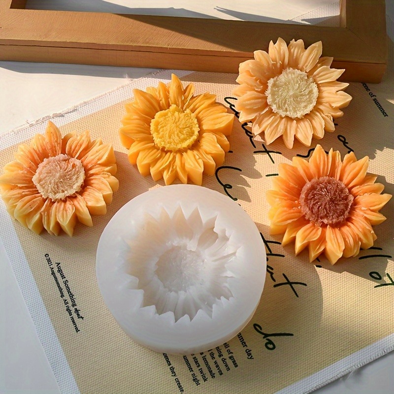 Vibrant 3D Sunflower Silicone  - Soap Making Dish のレビューと価格