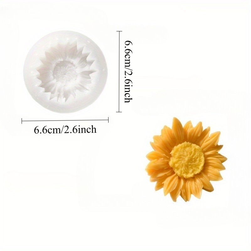 Vibrant 3D Sunflower Silicone  - Soap Making Dish のレビューと価格