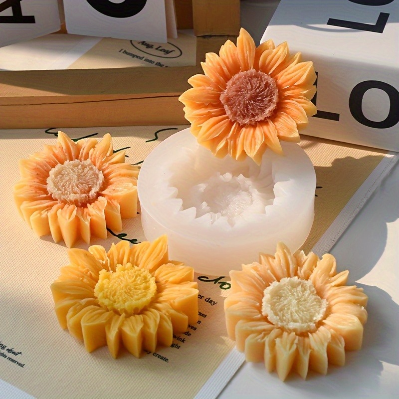 Vibrant 3D Sunflower Silicone  - Soap Making Dish のレビューと価格