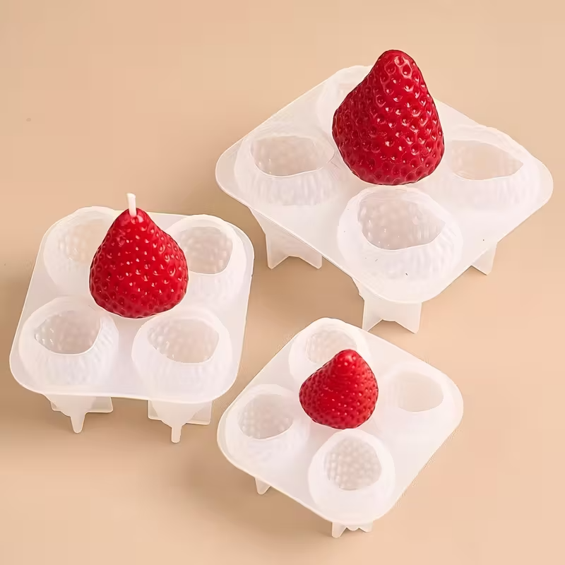 Strawberry Silicone Candle Mol - Soap Making Tutorial のレビューと価格