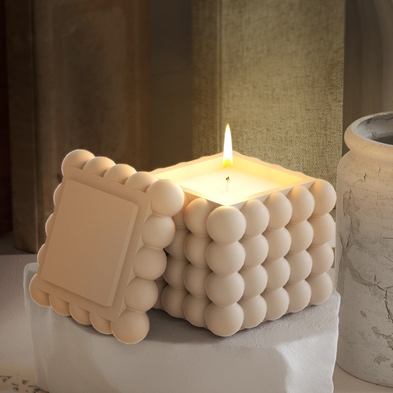 DIY 3D Bubble Cube Candle Sili - Soap Making Books のレビューと価格