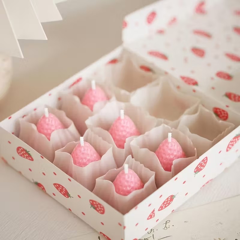 Strawberry Silicone Candle Mol - Soap Making Tutorial のレビューと価格
