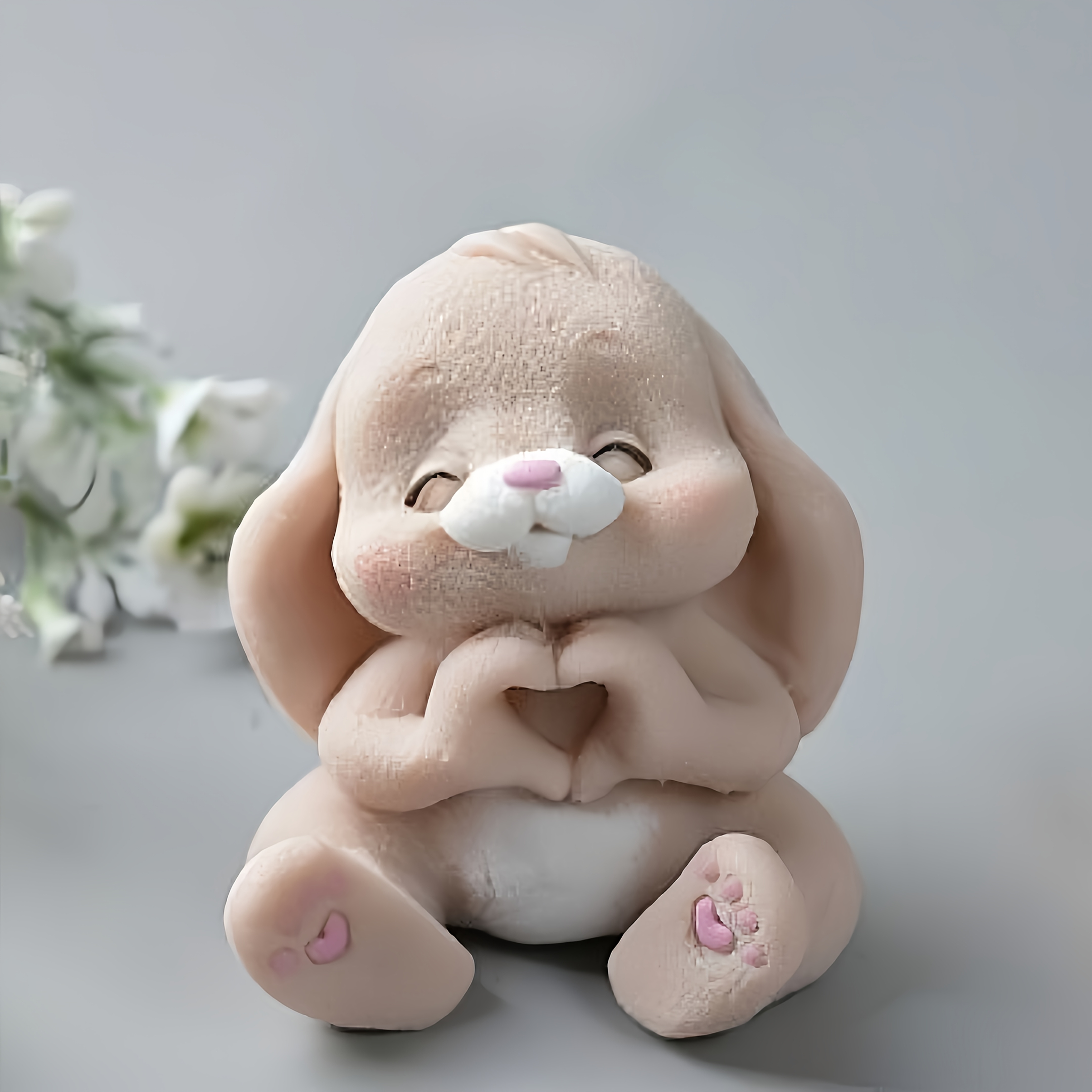 1pc Adorable Rabbit Resin Sili - Soap Making Lye のレビューと価格