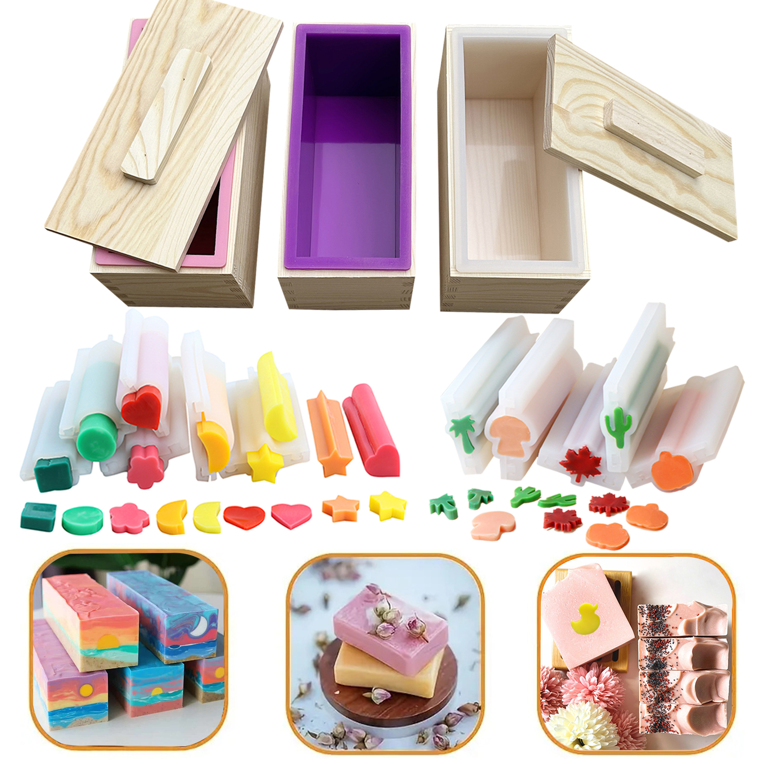 Rectangle Wooden Box Soap Mold - Soap Making Books のレビューと価格