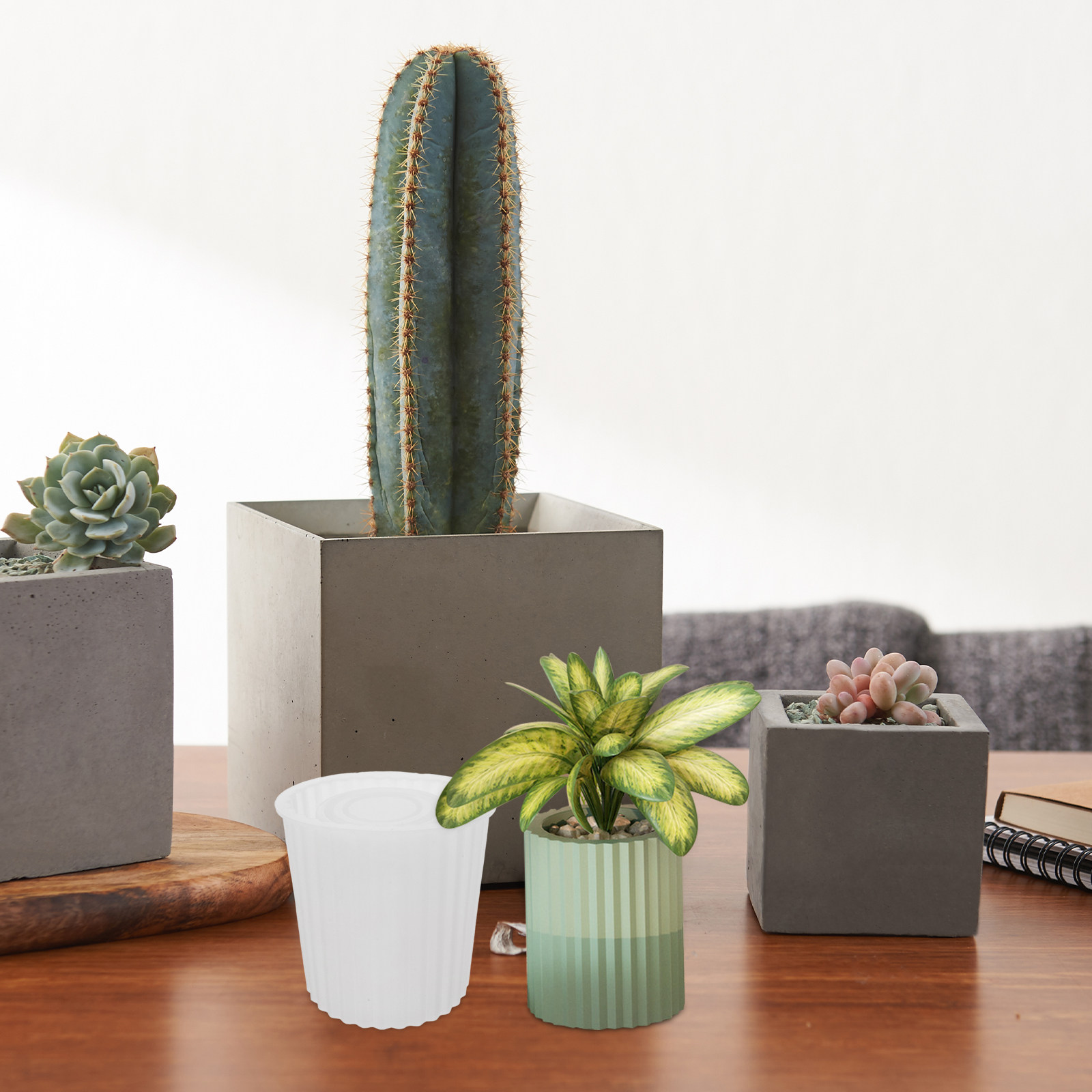 Large Faceted Silicone Plant P - Soap Making Pot のレビューと価格