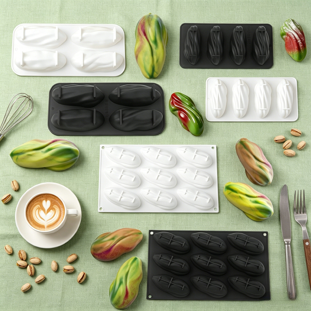 4 or 9-Cavity Pistachio Silico - Soap Making Dish のレビューと価格