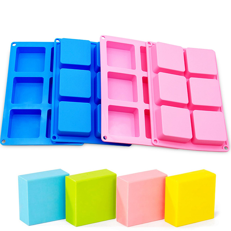 Square Soap Molds 6-Cavity Non - Soap Making Dish のレビューと価格