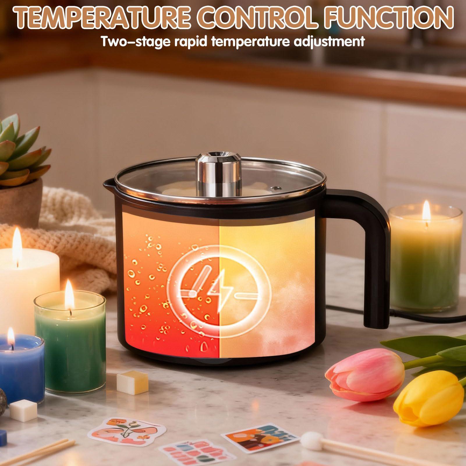 Candle Wax Melting Pot 1.5L La - Soap Making Tutorial のレビューと価格