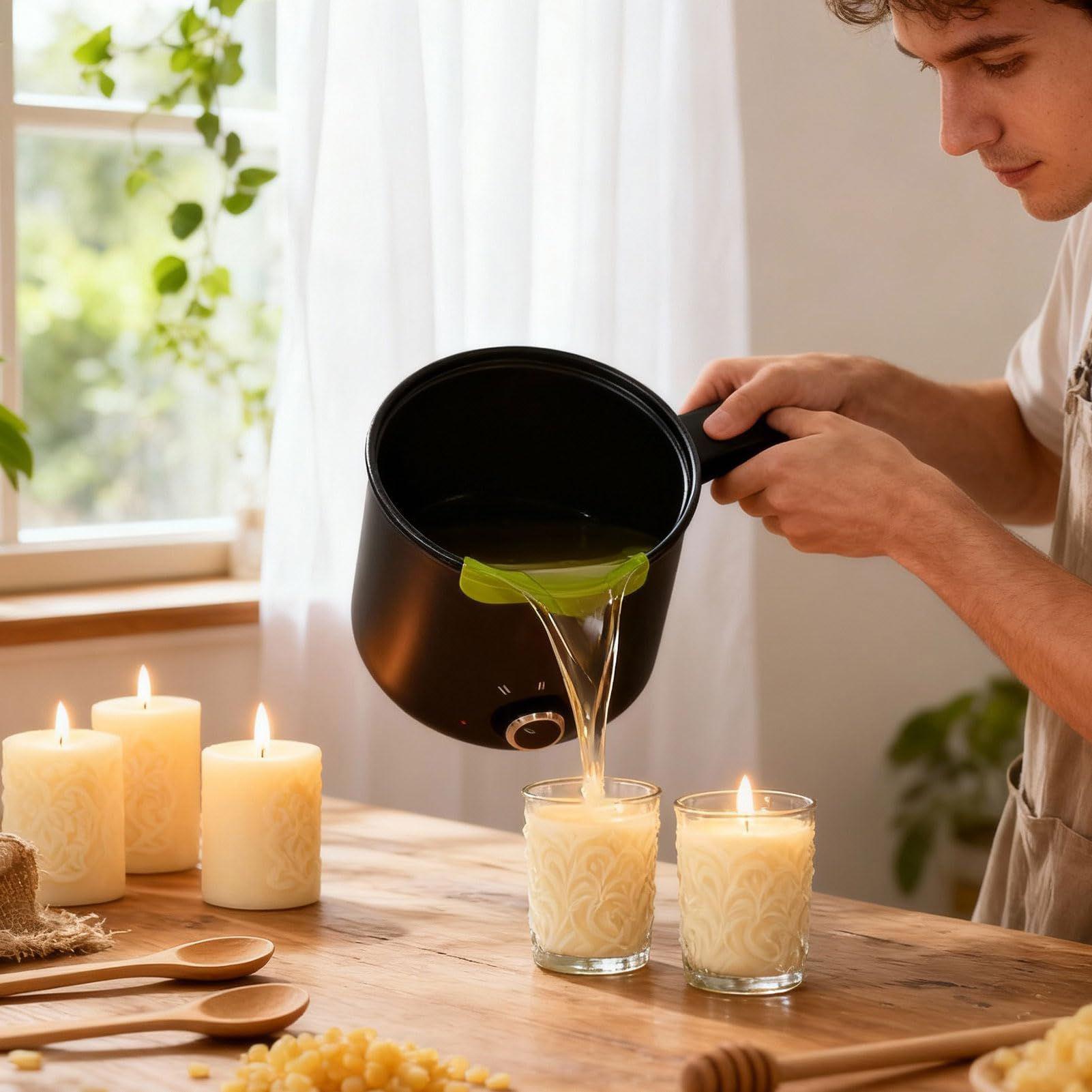 Candle Wax Melting Pot 1.5L La - Soap Making Tutorial のレビューと価格