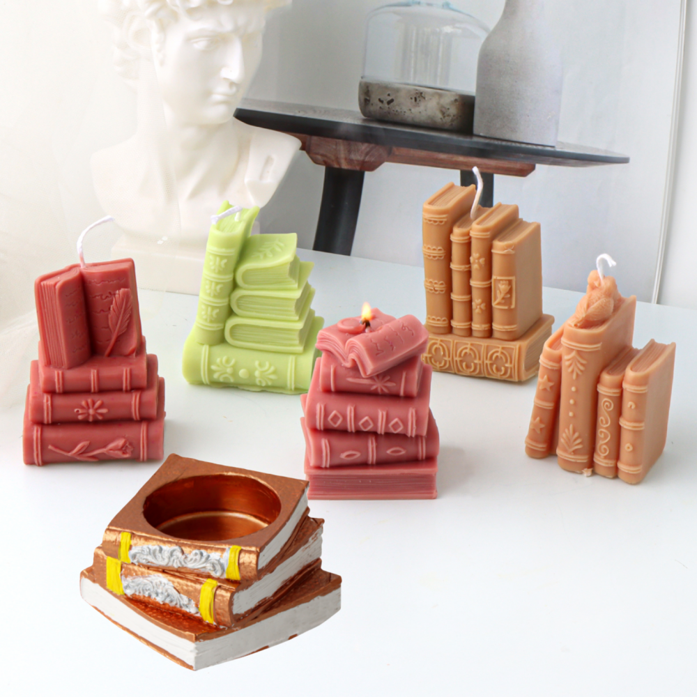 3D Books Silicone Candle Molds - Soap Making Books のレビューと価格