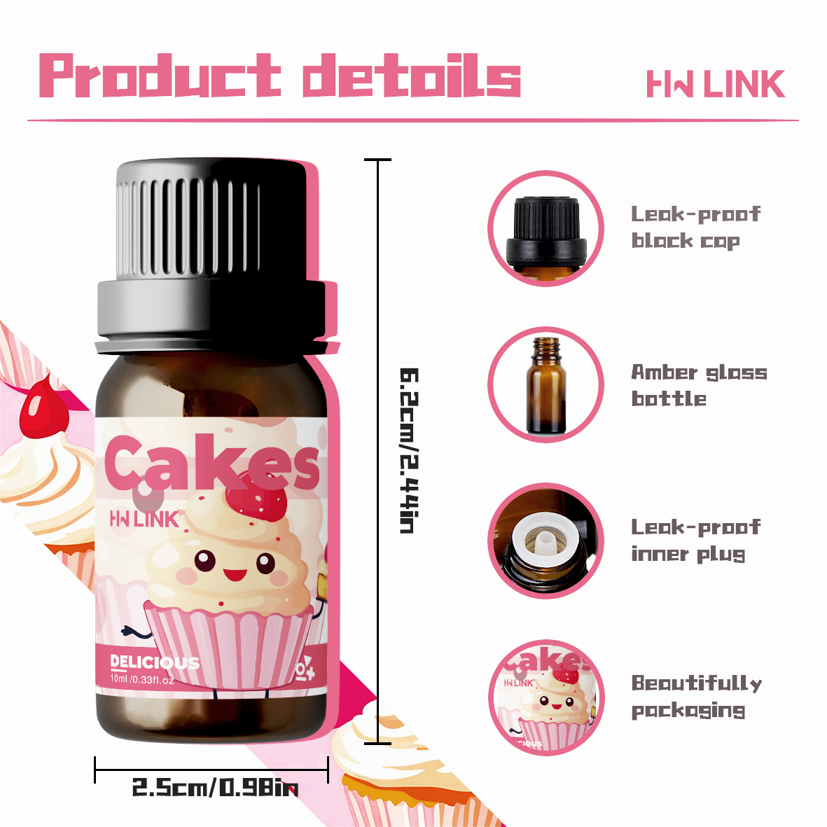 10ml Cakes Essential Oils Perf - Soap Making Fragrance Oil のレビューと価格