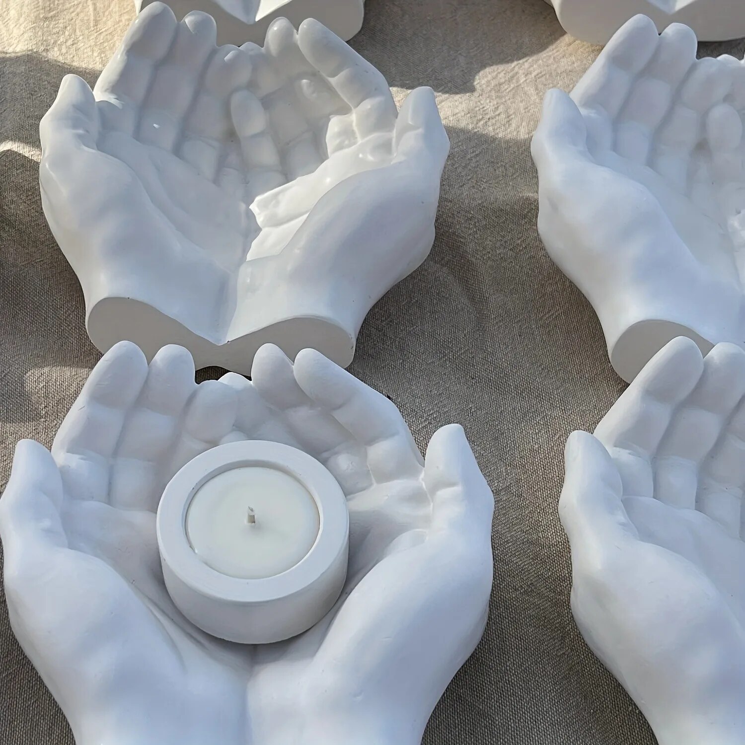 1pc Hand Plaster Mold for Resi - Soap Making Pot のレビューと価格