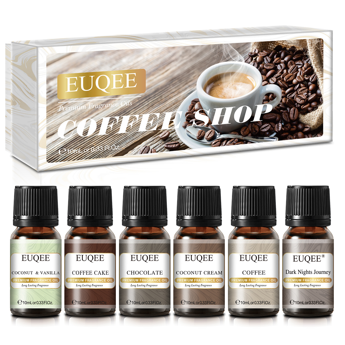 EUQEE 6pcs Fragrance Oils Set  - Soap Making Books のレビューと価格