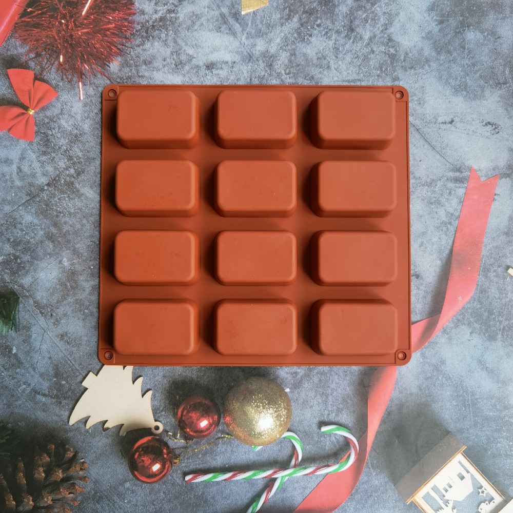 12 Cavity Square Silicone Soap - Soap Making Lye のレビューと価格