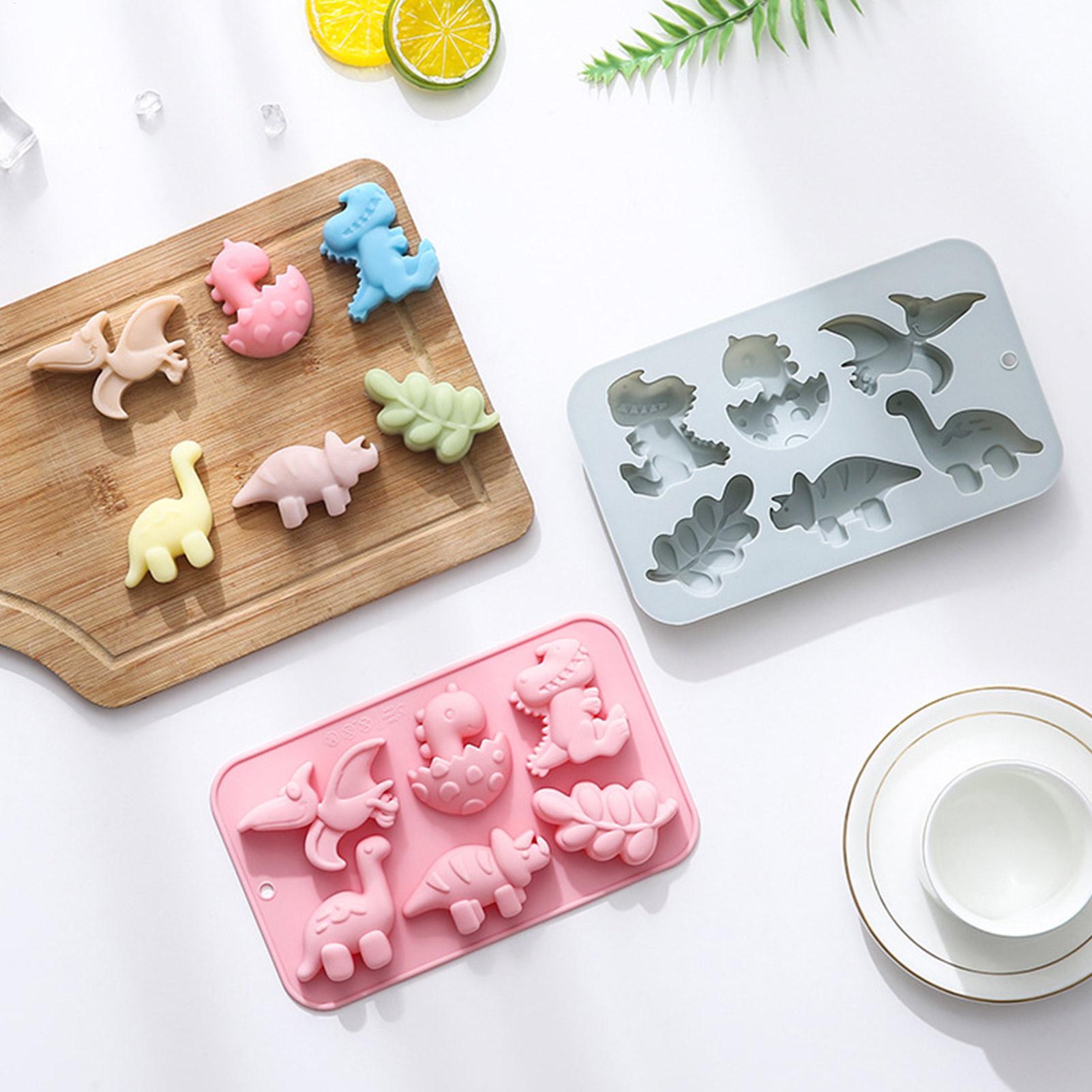 Silicone 6 Cavities Dinosaur J - Soap Making Dish のレビューと価格