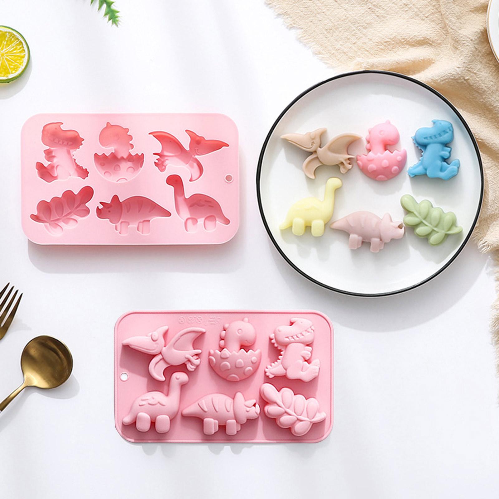 Silicone 6 Cavities Dinosaur J - Soap Making Dish のレビューと価格