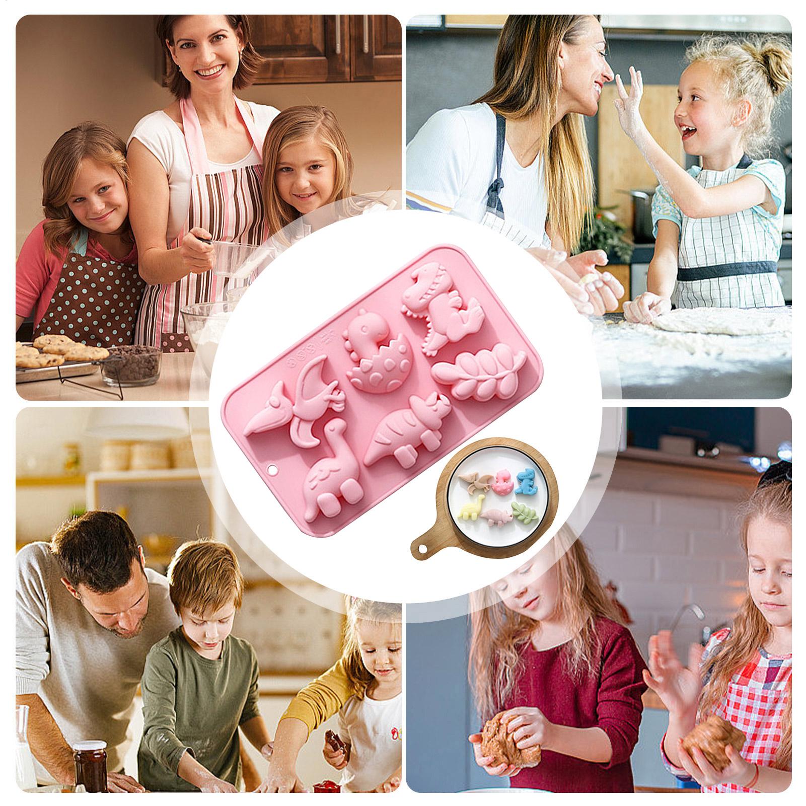 Silicone 6 Cavities Dinosaur J - Soap Making Dish のレビューと価格