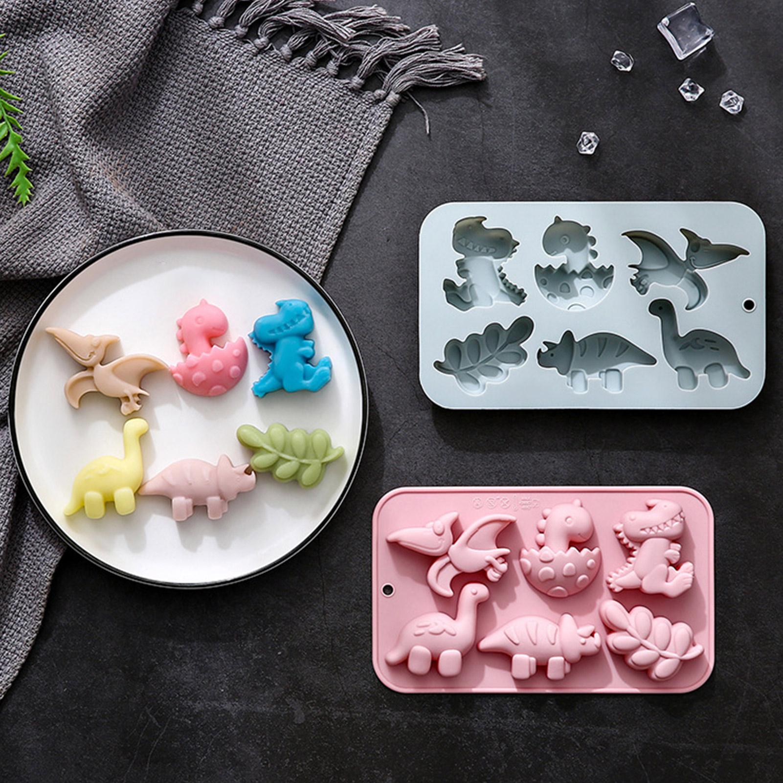 Silicone 6 Cavities Dinosaur J - Soap Making Dish のレビューと価格