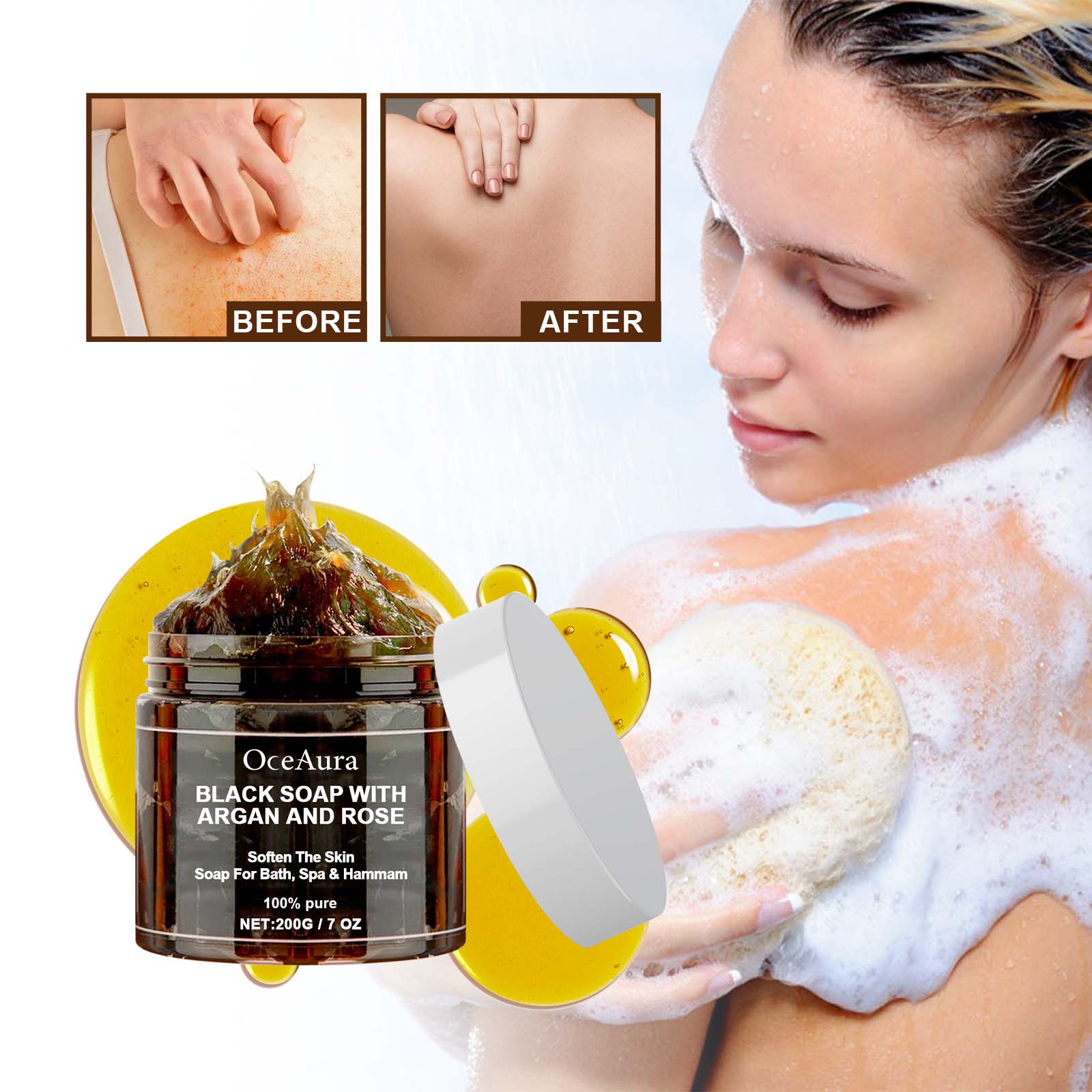 OCEAURA Black Soap With Argan  - Soap Making Fragrance Oil のレビューと価格
