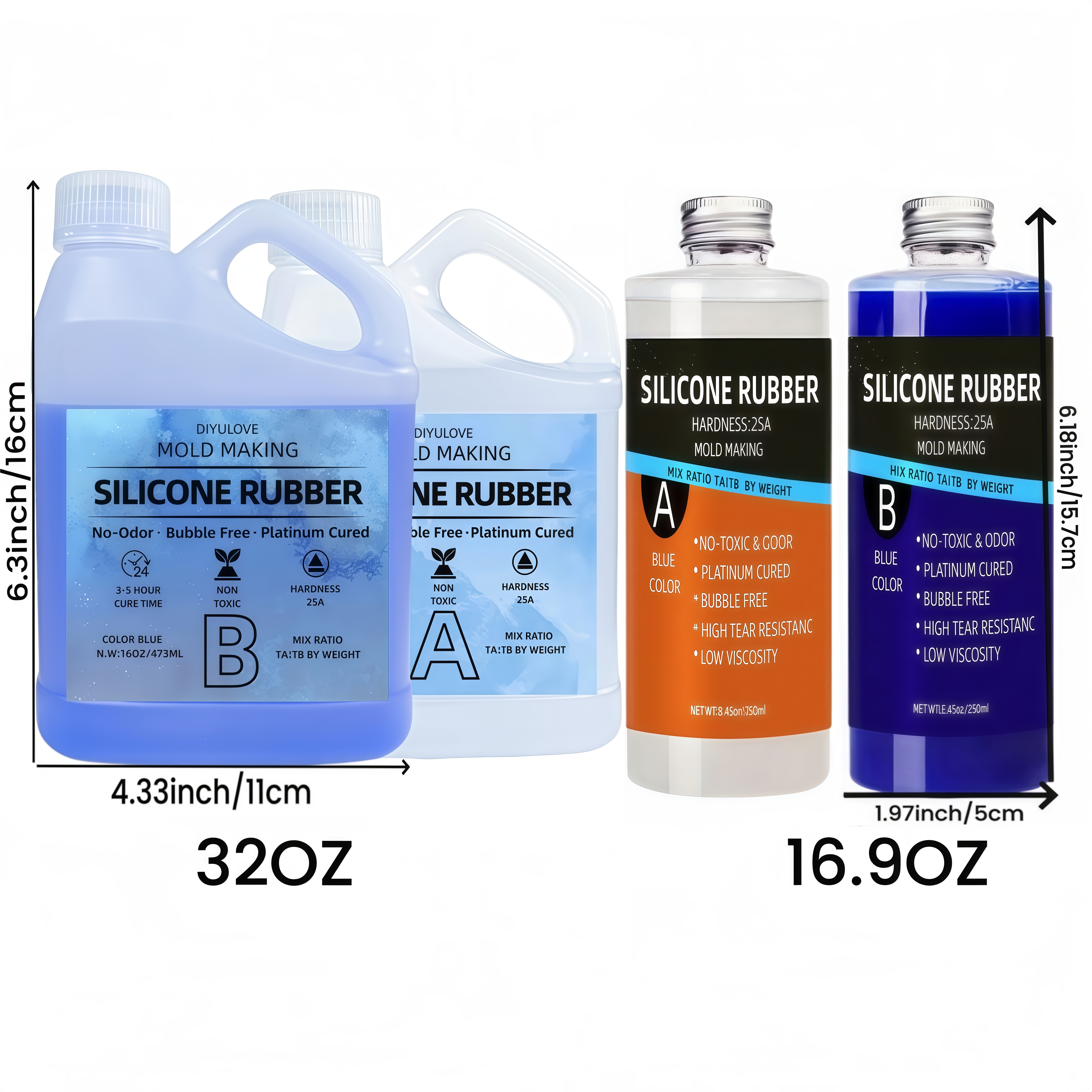 32oz High-Performance Silicone - Soap Making Tutorial のレビューと価格