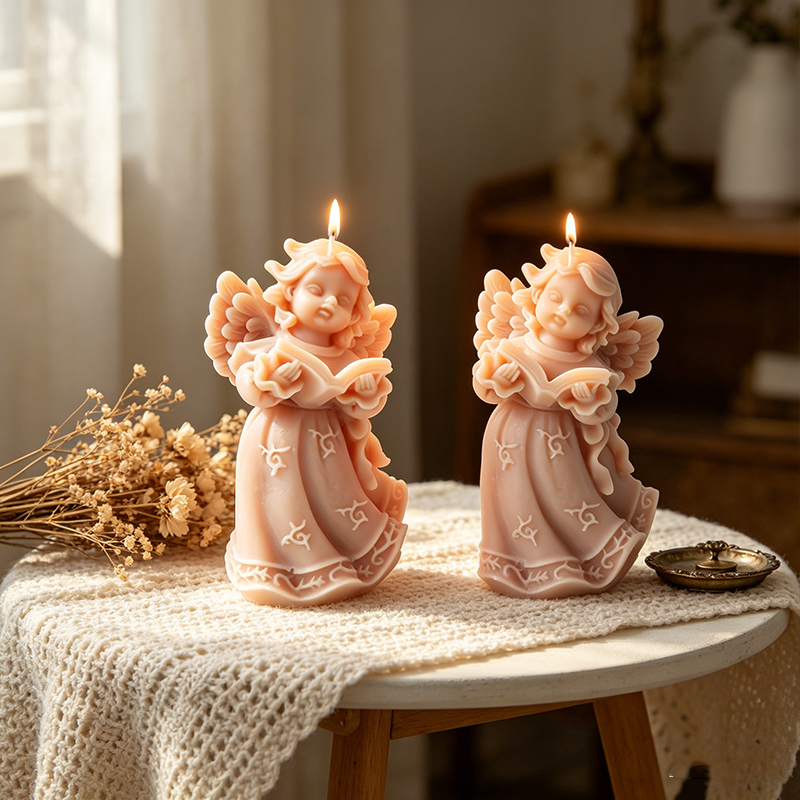 3D Angel Reading Book Silicone - Soap Making Books のレビューと価格